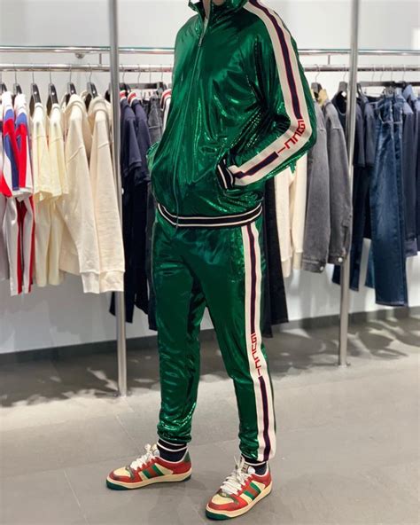 gucci green tracksuit